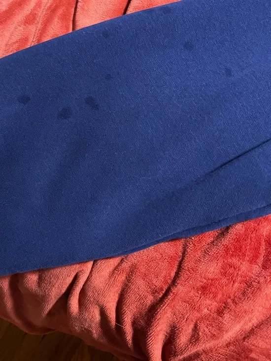 Nike Navy Track Joggers with White Swoosh with sweatshirt - Picture 9 of 10